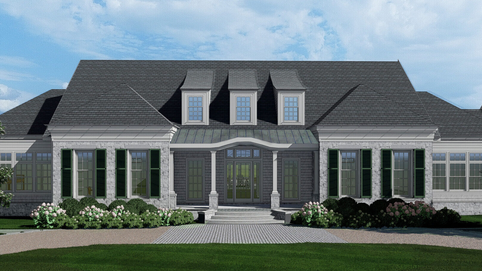 Keene Ranch front render